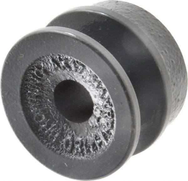 Browning - 1/2" Bore, 15/16 Long, 1-3/4" Outside Diam, Finished Bore Single Groove V Belt Sheave - 21/32" Wide, 1.16" Pitch Diam of 3L Belt, 1-1/2" Pitch Diam of 4L Belt - Industrial Tool & Supply