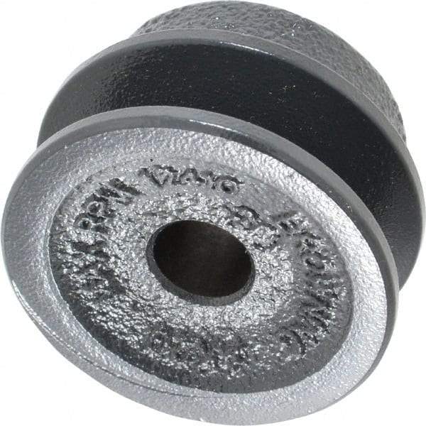Browning - 1/2" Bore, 15/16 Long, 2" Outside Diam, Finished Bore Single Groove V Belt Sheave - 21/32" Wide, 1.46" Pitch Diam of 3L Belt, 1.8" Pitch Diam of 4L Belt - Industrial Tool & Supply