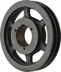 Browning - 2 Groove, 3/4 to 2-11/16 Bore Diam, 9-3/4" Outside Diam, QD Bushed V Belt Sheave - 9.0 A Diam Belt Pitch - Industrial Tool & Supply