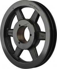 Browning - 2 Groove, 3/4 to 2-11/16 Bore Diam, 11.35" Outside Diam, QD Bushed V Belt Sheave - 10.6 A Diam Belt Pitch - Industrial Tool & Supply