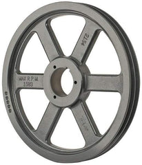 Browning - 2 Groove, 3/4 to 2-11/16 Bore Diam, 15-3/4" Outside Diam, QD Bushed V Belt Sheave - 15.0 A Diam Belt Pitch - Industrial Tool & Supply