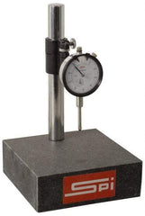 SPI - 0.001" Graduation, 0-100 Dial Reading, Indicator & Base Kit - 6" Base Length x 6" Base Width x 2" Base Height, 2" Dial Diam - Industrial Tool & Supply