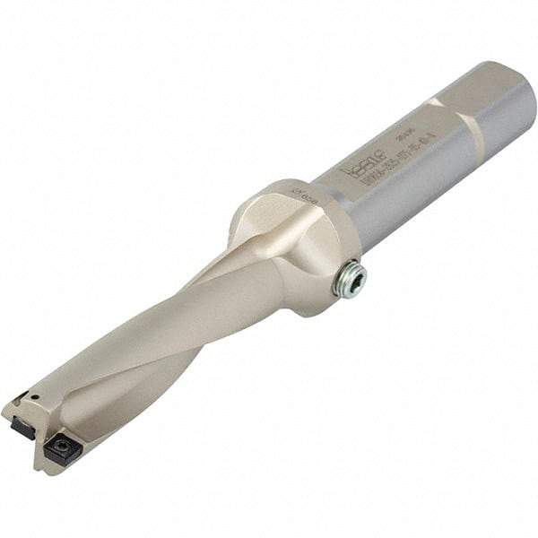 Iscar - 7-3/4" Max Drill Depth, 4xD, 1-15/16" Diam, Indexable Insert Drill - 2 Inserts, 1-1/2" Shank Diam, Straight Shank - Industrial Tool & Supply