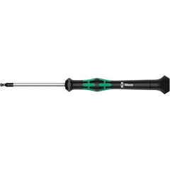 Wera - 3/32" Hex Ball End Driver - 2-3/8" Bade Length, Multi Handle, 262mm OAL - Industrial Tool & Supply