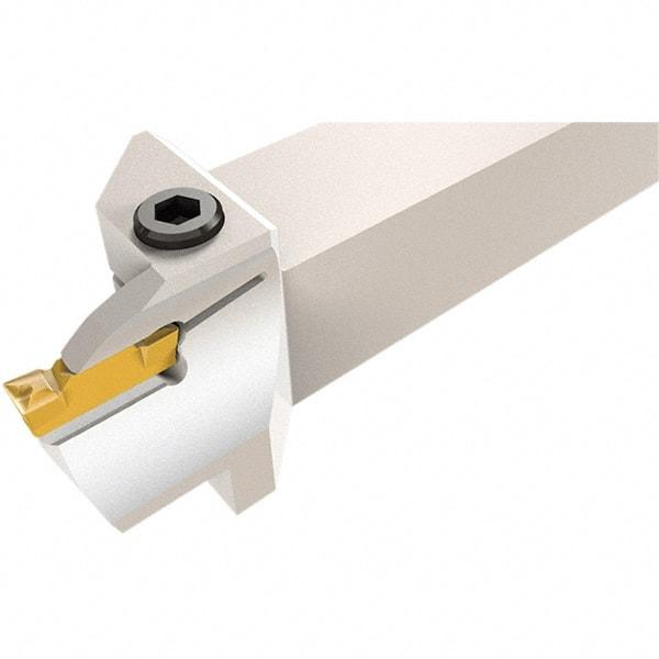 Iscar - HFH, Internal or External, Right Hand, 20mm Max Depth of Cut, 5 to 5mm Groove Width, Indexable Grooving Tool Holder - DGN.., GRIP 5.., HFPR 50.. Insert Compatibility, 25mm Shank Height, 25mm Shank Width, 150mm OAL - Industrial Tool & Supply