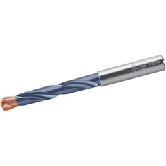 Walter-Titex - 13/32" 140° Solid Carbide Jobber Drill - Double Coating Finish, Right Hand Cut, Spiral Flute, Straight Shank, 118mm OAL, X-treme Plus Point - Industrial Tool & Supply
