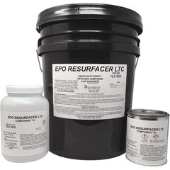 Made in USA - 50 Lb Concrete Repair/Resurfacing - Tile Red, 25 Sq Ft Coverage, Epoxy Resin - Industrial Tool & Supply