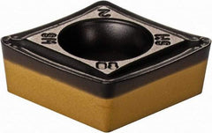 Iscar - CCMT3-2 SM Grade IC8250 Carbide Turning Insert - TiCN/Al2O3/TiN Finish, 80° Diamond, 3/8" Inscr Circle, 5/32" Thick, 1/32" Corner Radius - Industrial Tool & Supply