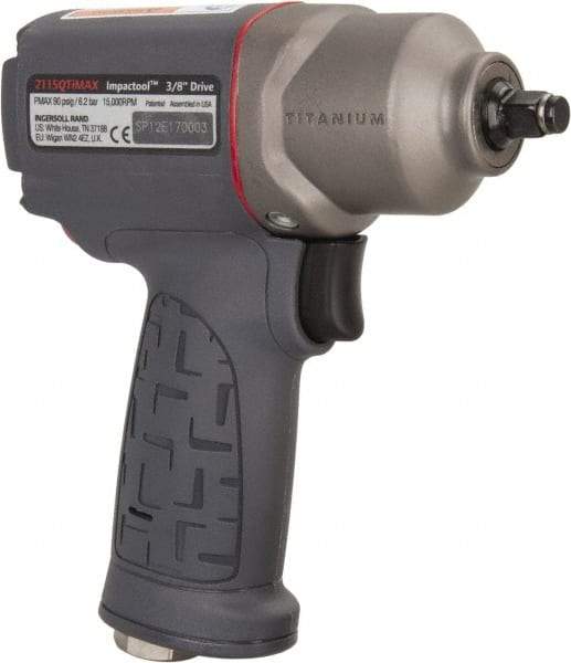 Ingersoll-Rand - 3/8" Drive, 15,000 RPM, 300 Ft/Lb Torque Impact Wrench - Pistol Grip Handle, 1,500 IPM, 17 CFM, 1/4" NPT Inlet - Industrial Tool & Supply