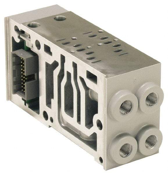 Parker - 1/4" NPT Port, For HA Solenoid Valves, Aluminum Solenoid Valve - 145 Max PSI, Buna-N Seal - Industrial Tool & Supply