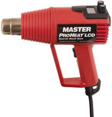 Master Appliance - 130 to 1,000°F Heat Setting, 4 to 16 CFM Air Flow, Heat Gun - 120 Volts, 11 Amps, 1,300 Watts, 6' Cord Length - Industrial Tool & Supply