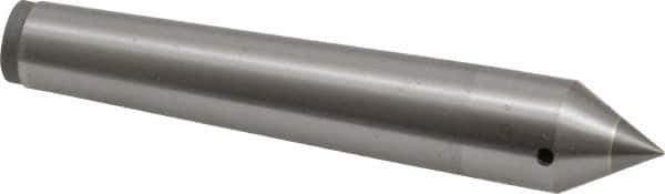 Made in USA - Carbide-Tipped Alloy Steel Standard Point Solid Dead Center - Jarno 4 Taper, 3" OAL - Industrial Tool & Supply