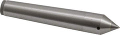 Made in USA - Carbide-Tipped Alloy Steel Standard Point Solid Dead Center - Jarno 4 Taper, 3" OAL - Industrial Tool & Supply