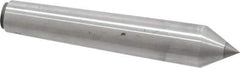 Made in USA - Carbide-Tipped Alloy Steel Standard Point Solid Dead Center - Jarno 5 Taper, 3-5/8" OAL - Industrial Tool & Supply