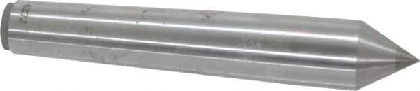 Made in USA - Carbide-Tipped Alloy Steel Standard Point Solid Dead Center - Jarno 6 Taper, 4-1/2" OAL - Industrial Tool & Supply