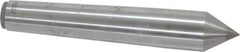 Made in USA - Carbide-Tipped Alloy Steel Standard Point Solid Dead Center - Jarno 6 Taper, 4-1/2" OAL - Industrial Tool & Supply