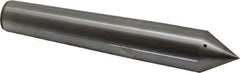 Made in USA - Carbide-Tipped Alloy Steel Standard Point Solid Dead Center - Jarno 9 Taper, 6-3/4" OAL - Industrial Tool & Supply
