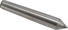Made in USA - Carbide-Tipped Alloy Steel Standard Point Solid Dead Center - Jarno 10 Taper, 7-1/2" OAL - Industrial Tool & Supply