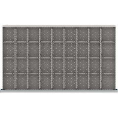 LISTA - 36-Compartment Drawer Divider Layout for 3.15" High Drawers - Industrial Tool & Supply