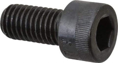Made in USA - M10x1.50 Metric Coarse Hex Socket Drive, Socket Cap Screw - Grade 12.9 Alloy Steel, Black Oxide Finish, Fully Threaded, 20mm Length Under Head - Industrial Tool & Supply
