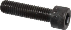 Made in USA - M10x1.50 Metric Coarse Hex Socket Drive, Socket Cap Screw - Grade 12.9 Alloy Steel, Black Oxide Finish, Fully Threaded, 40mm Length Under Head - Industrial Tool & Supply