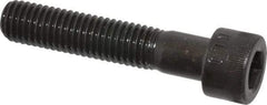 Made in USA - M10x1.50 Metric Coarse Hex Socket Drive, Socket Cap Screw - Grade 12.9 Alloy Steel, Black Oxide Finish, Partially Threaded, 50mm Length Under Head - Industrial Tool & Supply
