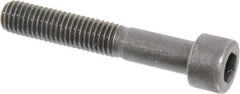 Made in USA - M10x1.50 Metric Coarse Hex Socket Drive, Socket Cap Screw - Grade 12.9 Alloy Steel, Black Oxide Finish, Partially Threaded, 60mm Length Under Head - Industrial Tool & Supply