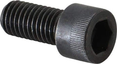 Made in USA - M12x1.75 Metric Coarse Hex Socket Drive, Socket Cap Screw - Grade 12.9 Alloy Steel, Black Oxide Finish, Fully Threaded, 25mm Length Under Head - Industrial Tool & Supply
