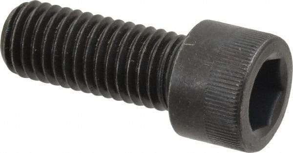 Made in USA - M12x1.75 Metric Coarse Hex Socket Drive, Socket Cap Screw - Grade 12.9 Alloy Steel, Black Oxide Finish, Fully Threaded, 30mm Length Under Head - Industrial Tool & Supply