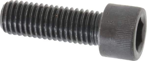 Made in USA - M12x1.75 Metric Coarse Hex Socket Drive, Socket Cap Screw - Grade 12.9 Alloy Steel, Black Oxide Finish, Fully Threaded, 35mm Length Under Head - Industrial Tool & Supply