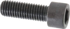 Made in USA - M12x1.75 Metric Coarse Hex Socket Drive, Socket Cap Screw - Grade 12.9 Alloy Steel, Black Oxide Finish, Fully Threaded, 35mm Length Under Head - Industrial Tool & Supply