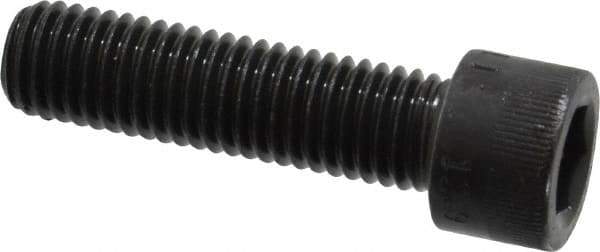 Made in USA - M12x1.75 Metric Coarse Hex Socket Drive, Socket Cap Screw - Grade 12.9 Alloy Steel, Black Oxide Finish, Fully Threaded, 45mm Length Under Head - Industrial Tool & Supply