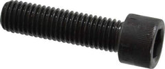 Made in USA - M12x1.75 Metric Coarse Hex Socket Drive, Socket Cap Screw - Grade 12.9 Alloy Steel, Black Oxide Finish, Fully Threaded, 45mm Length Under Head - Industrial Tool & Supply