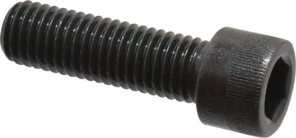 Made in USA - M12x1.75 Metric Coarse Hex Socket Drive, Socket Cap Screw - Grade 12.9 Alloy Steel, Black Oxide Finish, Fully Threaded, 40mm Length Under Head - Industrial Tool & Supply