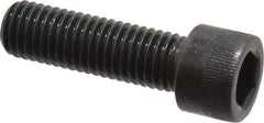Made in USA - M12x1.75 Metric Coarse Hex Socket Drive, Socket Cap Screw - Grade 12.9 Alloy Steel, Black Oxide Finish, Fully Threaded, 40mm Length Under Head - Industrial Tool & Supply