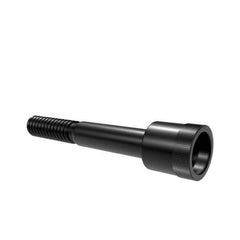 Made in USA - M16x2.00 Metric Coarse Hex Socket Drive, Socket Cap Screw - Grade 12.9 Alloy Steel, Black Oxide Finish, Partially Threaded, 100mm Length Under Head - Industrial Tool & Supply