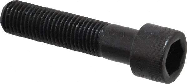 Made in USA - M16x2.00 Metric Coarse Hex Socket Drive, Socket Cap Screw - Grade 12.9 Alloy Steel, Black Oxide Finish, Partially Threaded, 70mm Length Under Head - Industrial Tool & Supply
