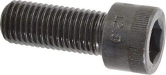 Made in USA - M20x2.50 Metric Coarse Hex Socket Drive, Socket Cap Screw - Grade 12.9 Alloy Steel, Black Oxide Finish, Fully Threaded, 50mm Length Under Head - Industrial Tool & Supply
