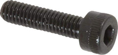 Made in USA - M4x0.70 Metric Coarse Hex Socket Drive, Socket Cap Screw - Grade 12.9 Alloy Steel, Black Oxide Finish, Fully Threaded, 16mm Length Under Head - Industrial Tool & Supply