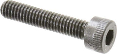 Made in USA - M4x0.70 Metric Coarse Hex Socket Drive, Socket Cap Screw - Grade 12.9 Alloy Steel, Black Oxide Finish, Fully Threaded, 20mm Length Under Head - Industrial Tool & Supply