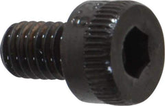 Made in USA - M4x0.70 Metric Coarse Hex Socket Drive, Socket Cap Screw - Grade 12.9 Alloy Steel, Black Oxide Finish, Fully Threaded, 6mm Length Under Head - Industrial Tool & Supply
