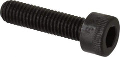 Made in USA - M5x0.80 Metric Coarse Hex Socket Drive, Socket Cap Screw - Grade 12.9 Alloy Steel, Black Oxide Finish, Fully Threaded, 20mm Length Under Head - Industrial Tool & Supply