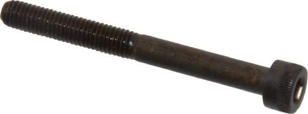 Made in USA - M5x0.80 Metric Coarse Hex Socket Drive, Socket Cap Screw - Grade 12.9 Alloy Steel, Black Oxide Finish, Partially Threaded, 50mm Length Under Head - Industrial Tool & Supply