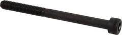 Made in USA - M5x0.80 Metric Coarse Hex Socket Drive, Socket Cap Screw - Grade 12.9 Alloy Steel, Black Oxide Finish, Partially Threaded, 60mm Length Under Head - Industrial Tool & Supply