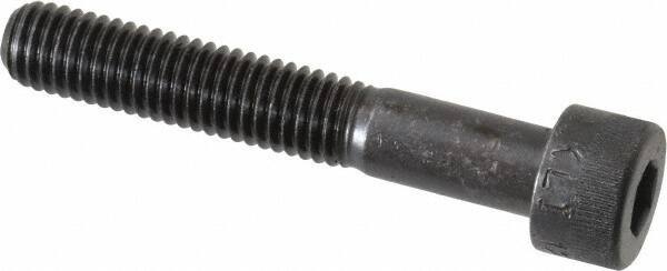 Made in USA - M8x1.25 Metric Coarse Hex Socket Drive, Socket Cap Screw - Grade 12.9 Alloy Steel, Black Oxide Finish, Partially Threaded, 50mm Length Under Head - Industrial Tool & Supply