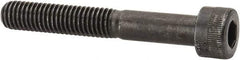 Made in USA - M8x1.25 Metric Coarse Hex Socket Drive, Socket Cap Screw - Grade 12.9 Alloy Steel, Black Oxide Finish, Partially Threaded, 55mm Length Under Head - Industrial Tool & Supply