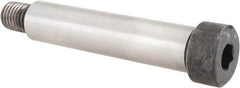 Made in USA - 1" Shoulder Diam x 4-1/2" Shoulder Length, 3/4-10 UNC, Hex Socket Shoulder Screw - 4000 Alloy Steel, Uncoated, 1-5/16" Head Diam - Industrial Tool & Supply