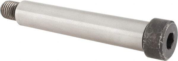 Made in USA - 1" Shoulder Diam x 5-1/2" Shoulder Length, 3/4-10 UNC, Hex Socket Shoulder Screw - 4000 Alloy Steel, Uncoated, 1-5/16" Head Diam - Industrial Tool & Supply