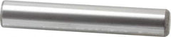Made in USA - 1" Diam x 6" Pin Length Grade 8 Alloy Steel Standard Dowel Pin - Bright Finish, C 47-58 & C 60 (Surface) Hardness, 117,800 Lb (Single Shear), 235,600 Lb (Double Shear) Breaking Strength, 1 Beveled & 1 Rounded End - Industrial Tool & Supply