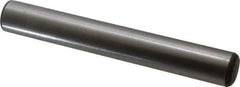Made in USA - 5/8" Diam x 4-1/2" Pin Length Grade 8 Alloy Steel Standard Dowel Pin - Bright Finish, C 47-58 & C 60 (Surface) Hardness, 46,000 Lb (Single Shear), 92,000 Lb (Double Shear) Breaking Strength, 1 Beveled & 1 Rounded End - Industrial Tool & Supply
